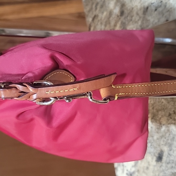 DOONEY & BOURKE  RED  NYLON SATCHEL  TOTE - Picture 8 of 12